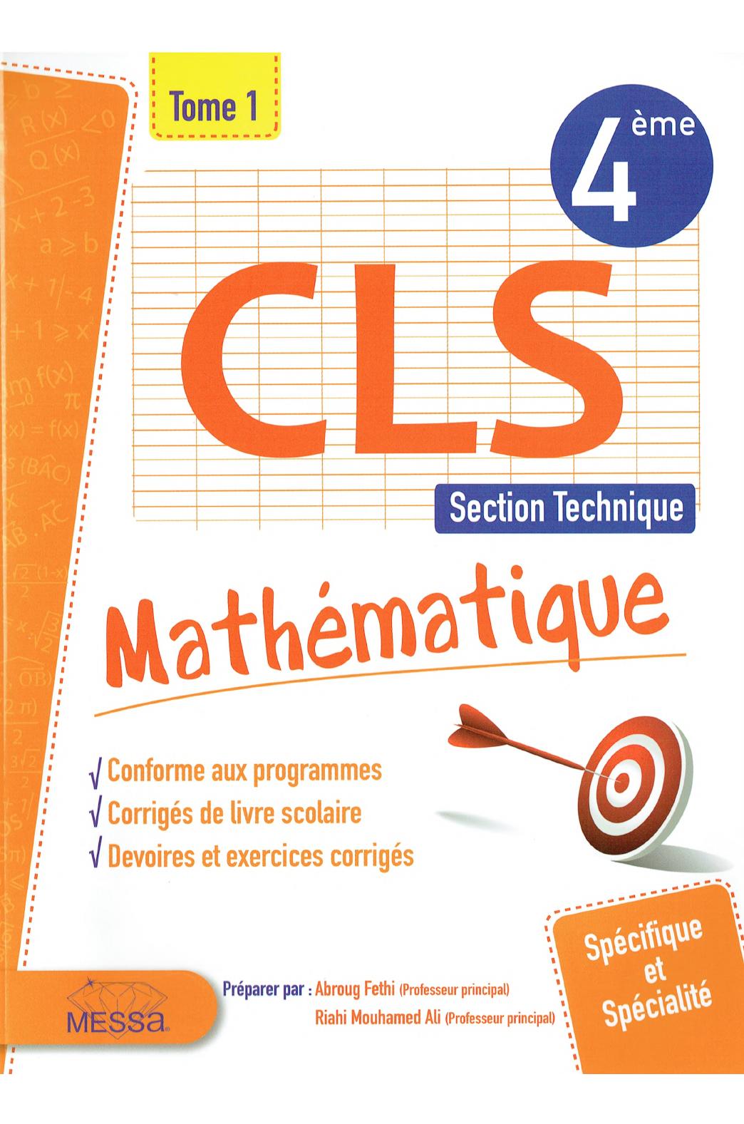Corrigé Livre Scolaire Math Bac Teknik t1