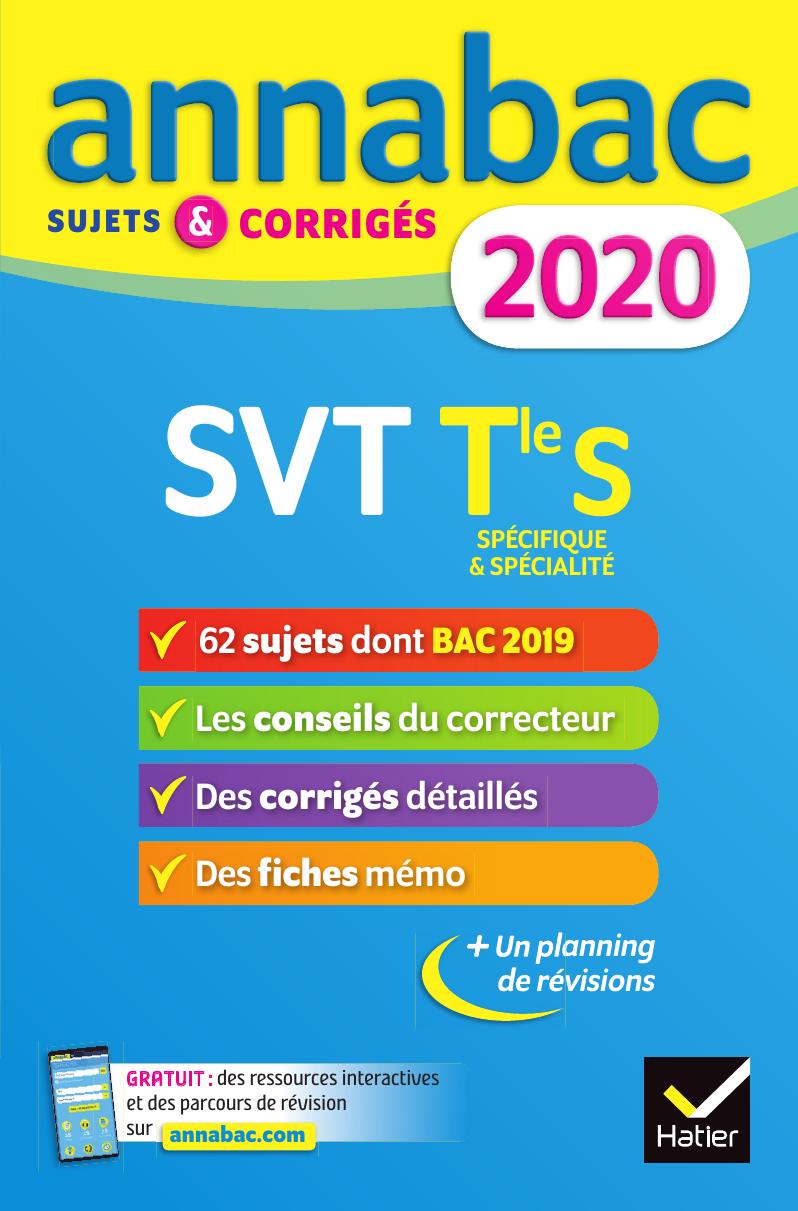 Annales Annabac 2020 SVT Tle S