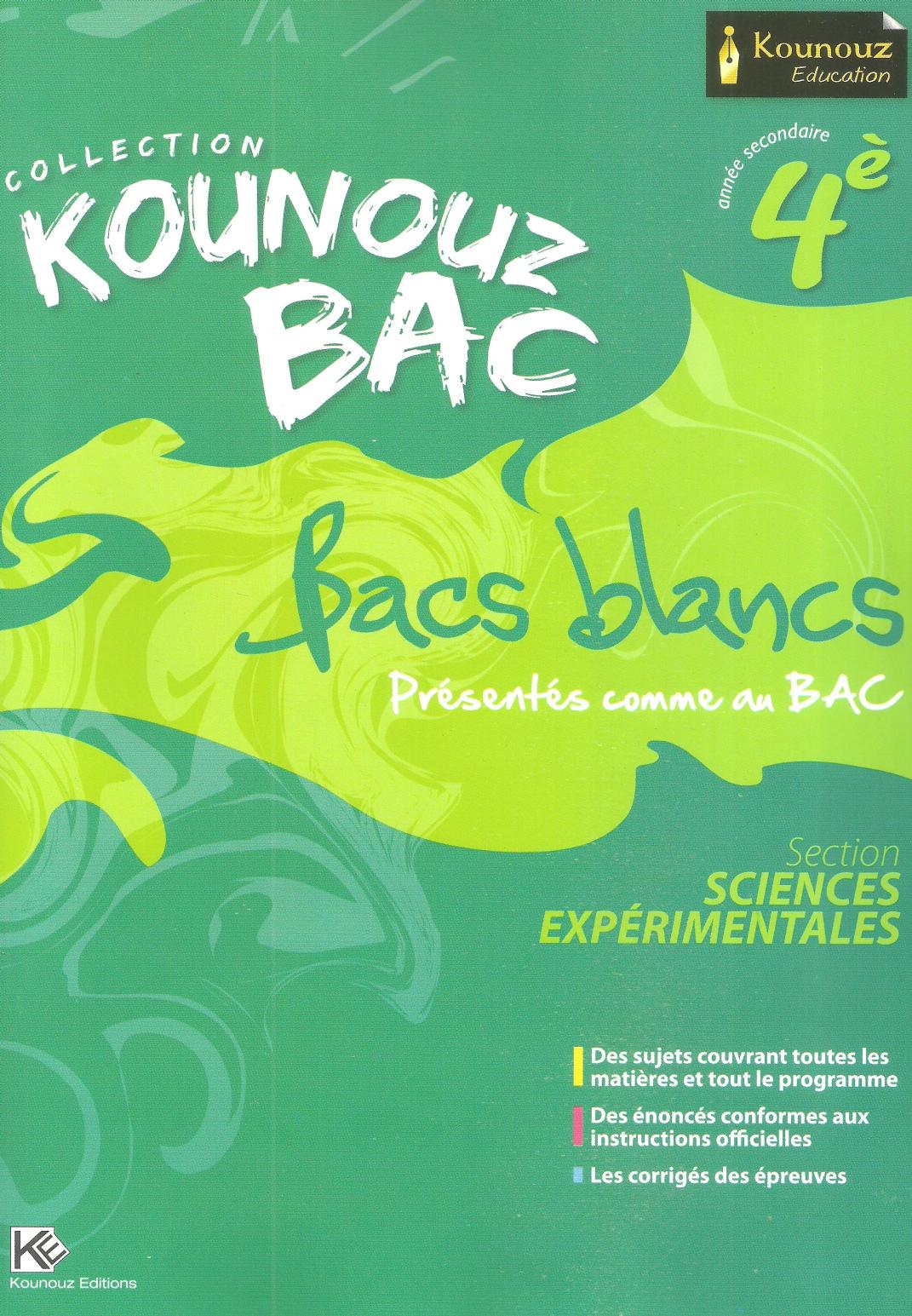 KOUNOUZ BAC  BLANC SC exp