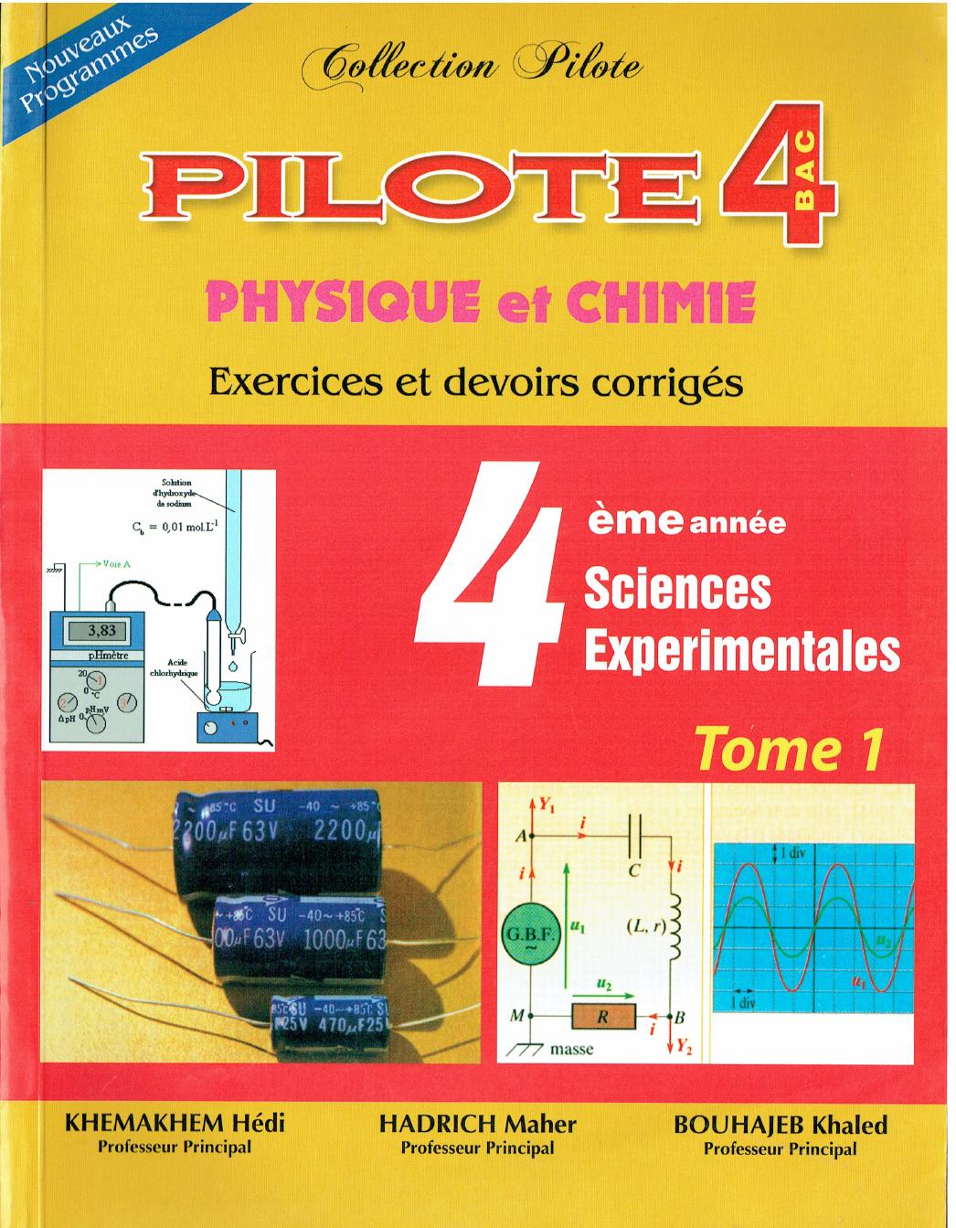 Pilote physique Bac sc exp t1