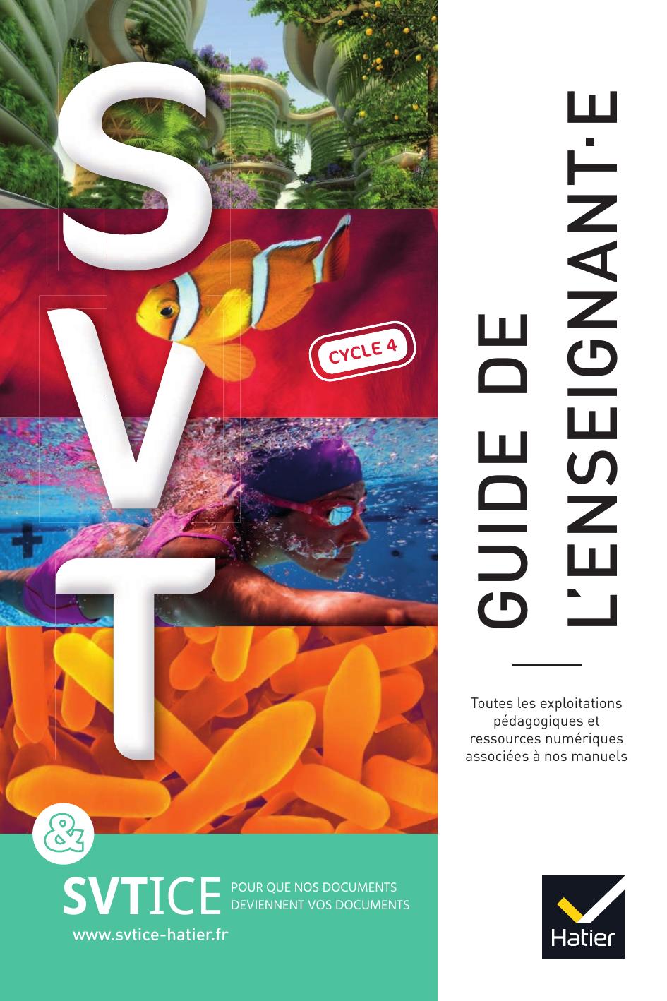 SVT, sciences de la vie et de la terre guide de l’