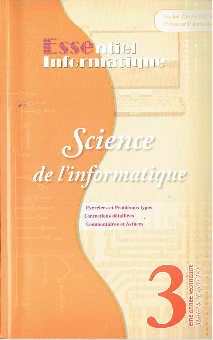 Essentiel Info 3 eme sections scietifiques