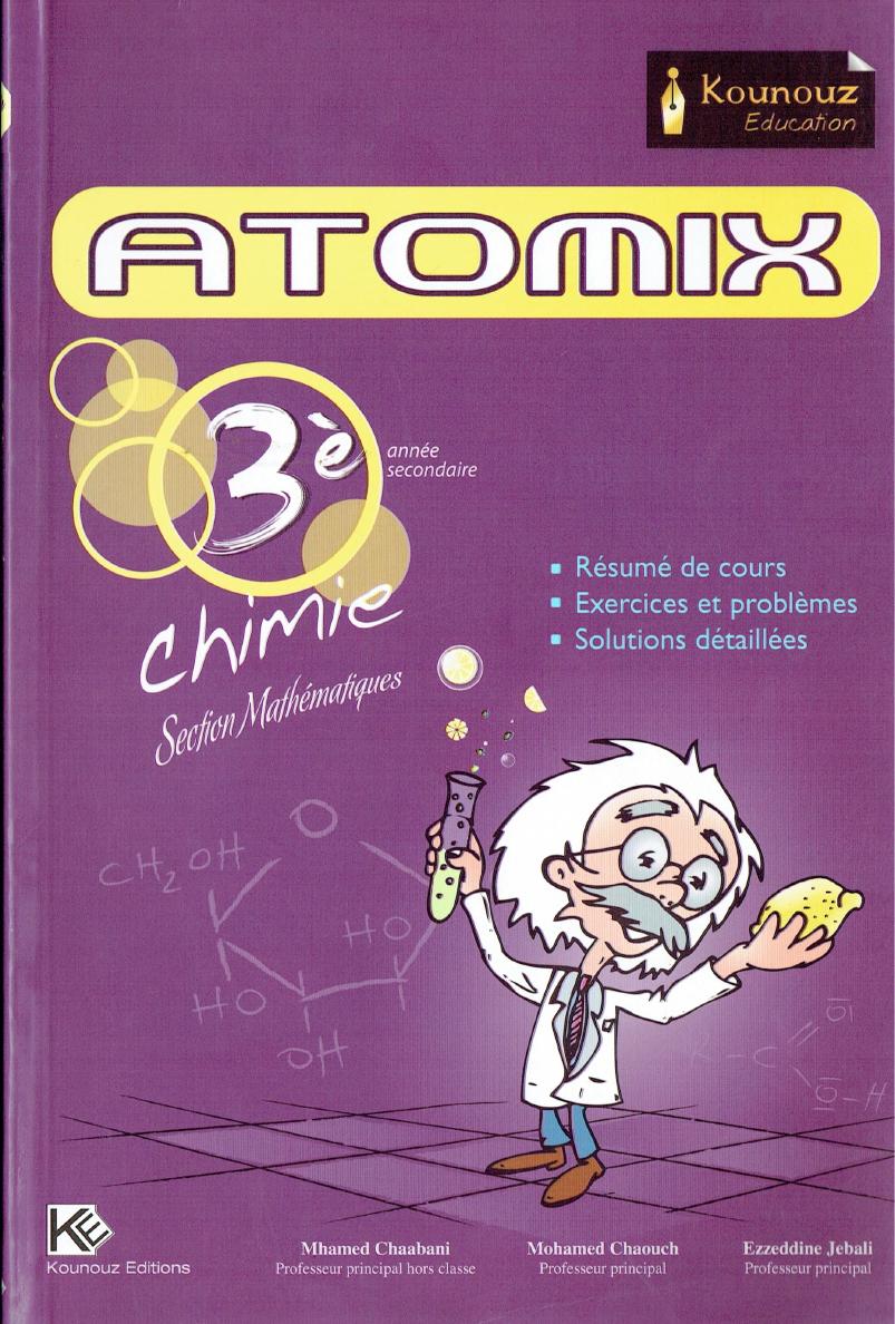 Atomix chimie 3eme math